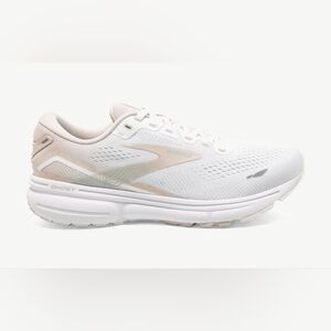 Brooks Women’s Ghost 15 Running Shoes – White/Crystal Grey/Glass - Sz 8.5
